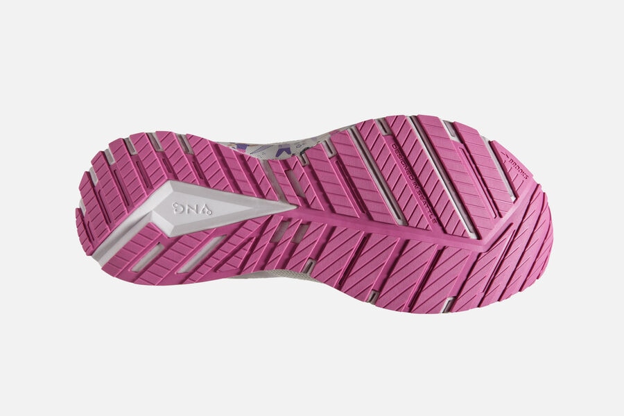 Brooks Revel 4 Road Running Shoes Womens - White/Pink - VAPCZ-5398